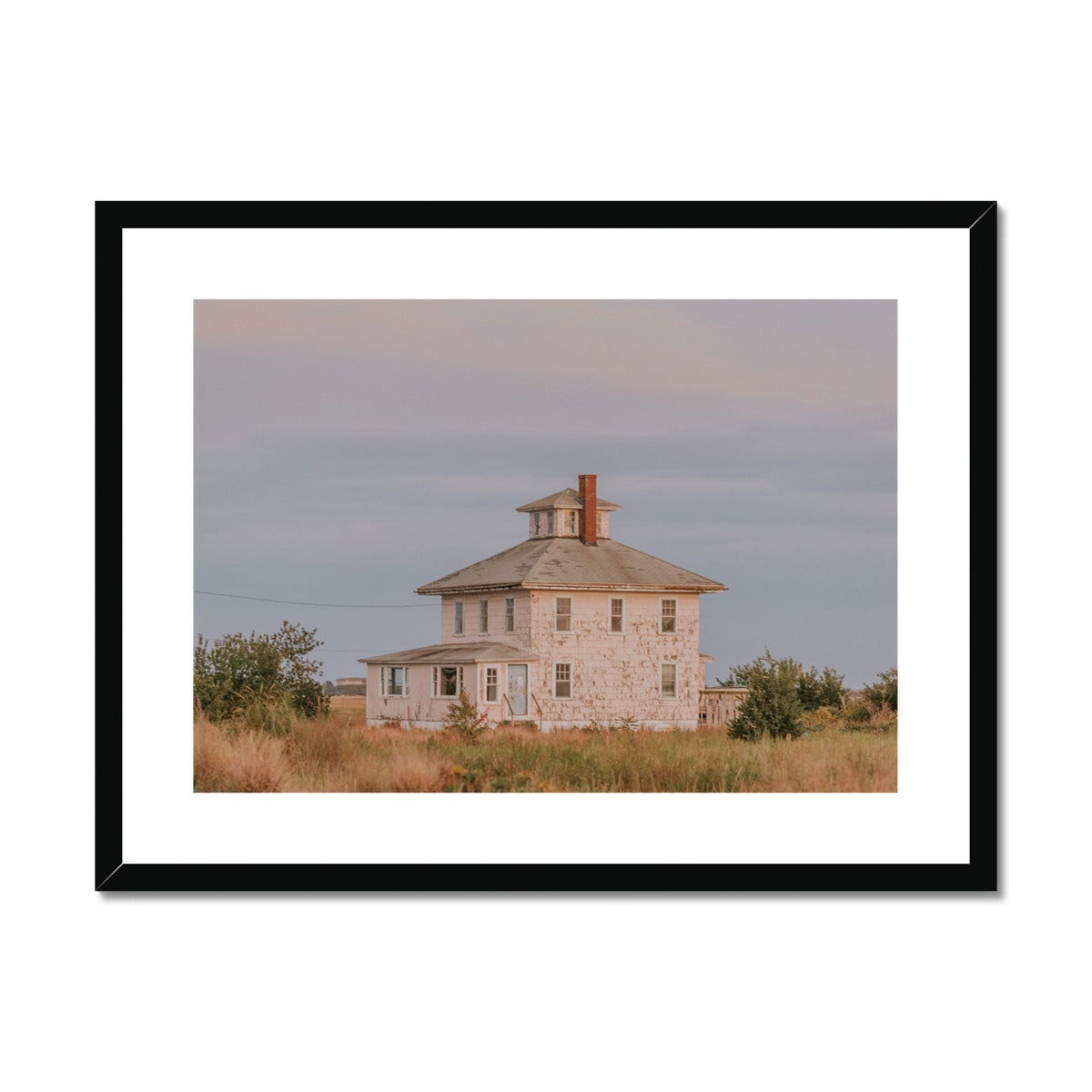 The Pink House No. 2 Framed & Mounted Print