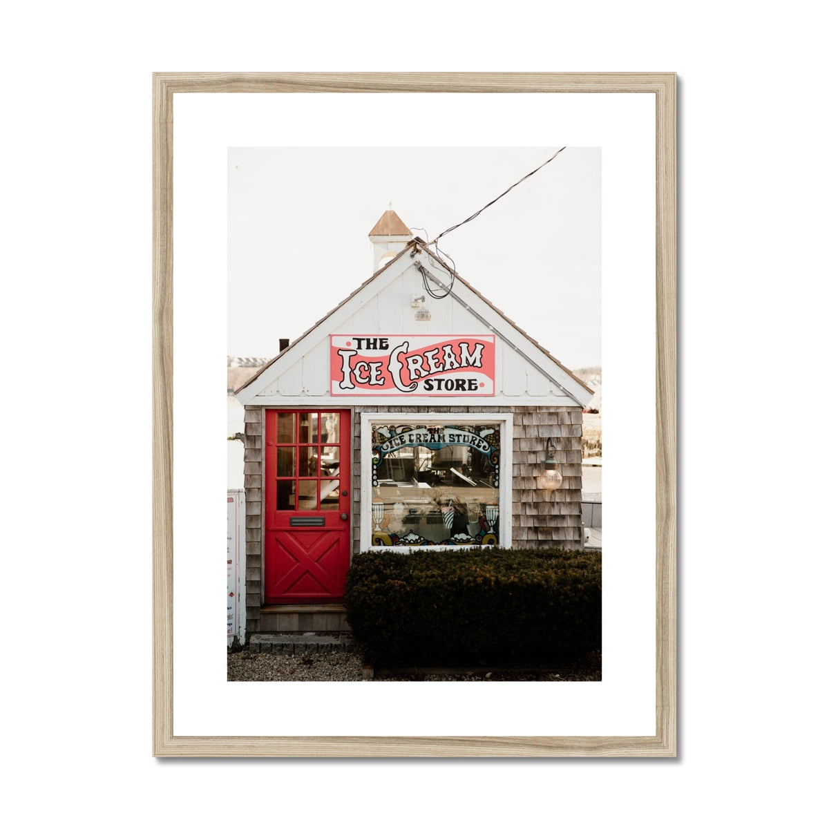 Ice Cream in Rockport Framed & Mounted Print